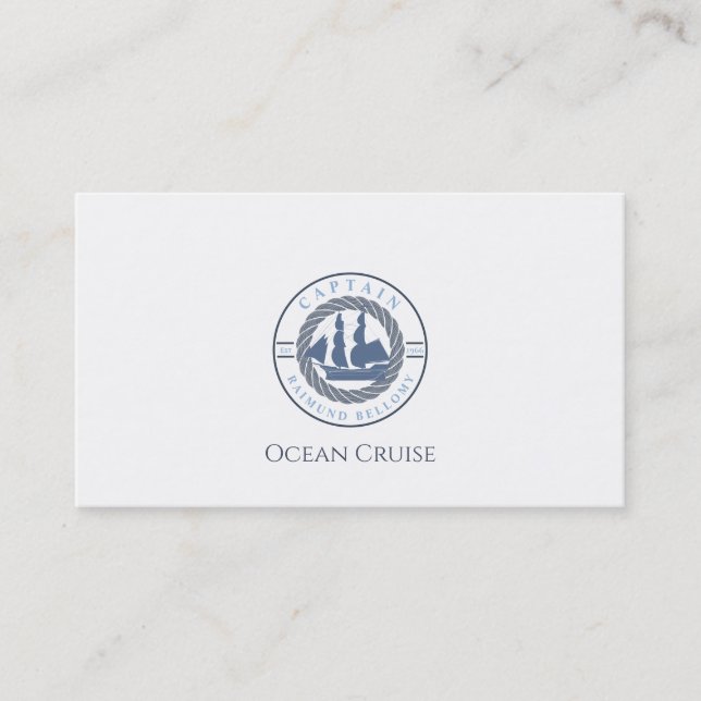 Sailing Ship Business Card (Front)