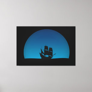Sailing ship canvas print