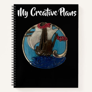 Sailing Ship Custom Project Design Sketchbook Notebook