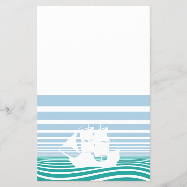 Sailing ship flyer (Front)