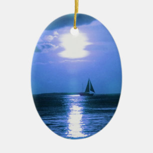 Sailing Ship Holiday Christmas Ornament