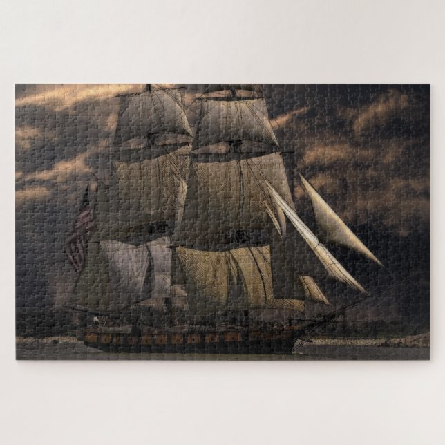 Sailing ship jigsaw puzzle (Horizontal)