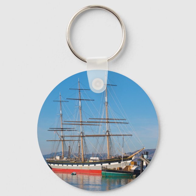 Sailing Ship Keychain (Front)