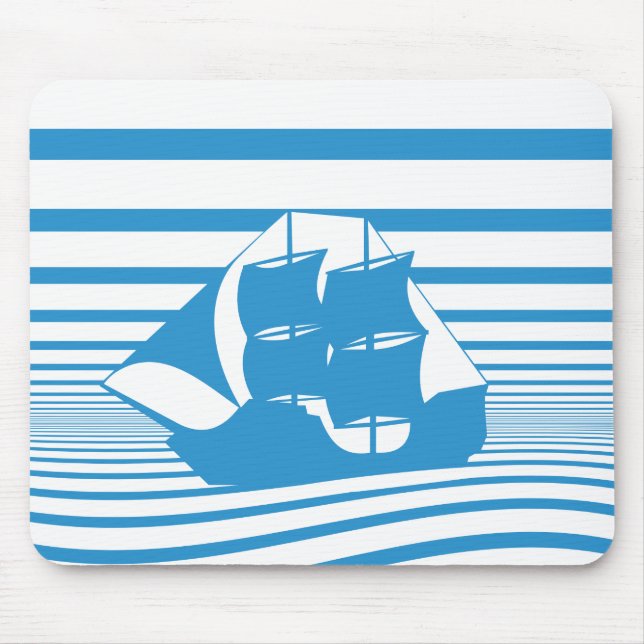 Sailing ship mouse pad (Front)
