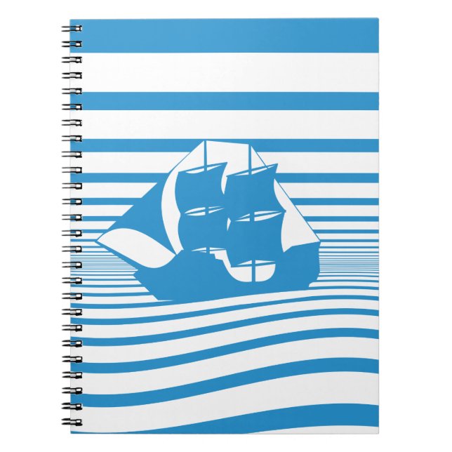 Sailing ship notebook (Front)