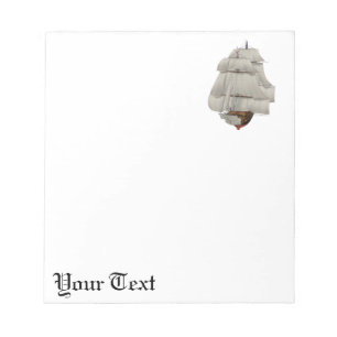 Sailing Ship Notepad