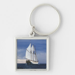 Sailing Ship On The Baltic Sea Key Ring