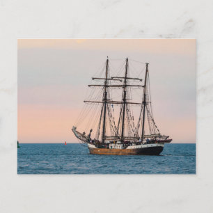 Sailing ship on the Baltic Sea Postcard