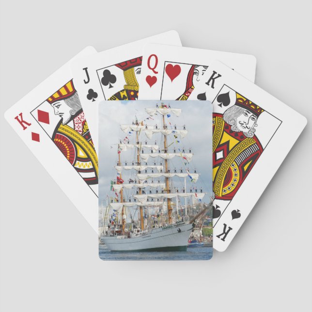 Sailing Ship Parade Playing Cards (Back)