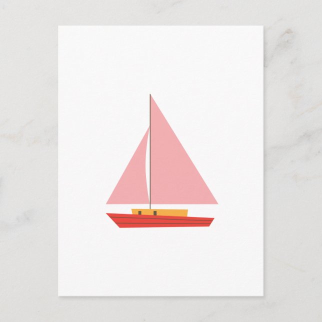 Sailing ship postcard (Front)