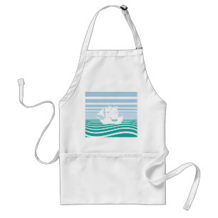 Sailing ship standard apron