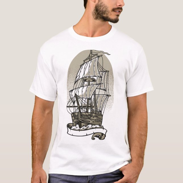 Sailing ship T-Shirt (Front)