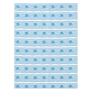 Sailing ship tablecloth