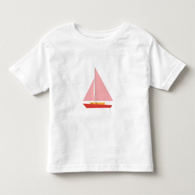Sailing ship toddler T-Shirt (Front)