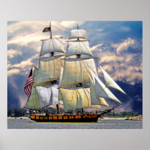 Sailing Ships 1A Poster