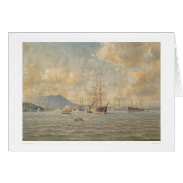 Sailing ships at Anchor (1282) (Front Horizontal)