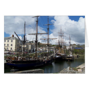 Sailing Ships Charlestown Harbour Cornwall Photo