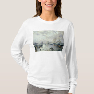 Sailing Ships in the Port of Hamburg, 1889 T-Shirt