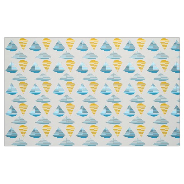 Sailing Sloops Fabric (Fat Quarter)