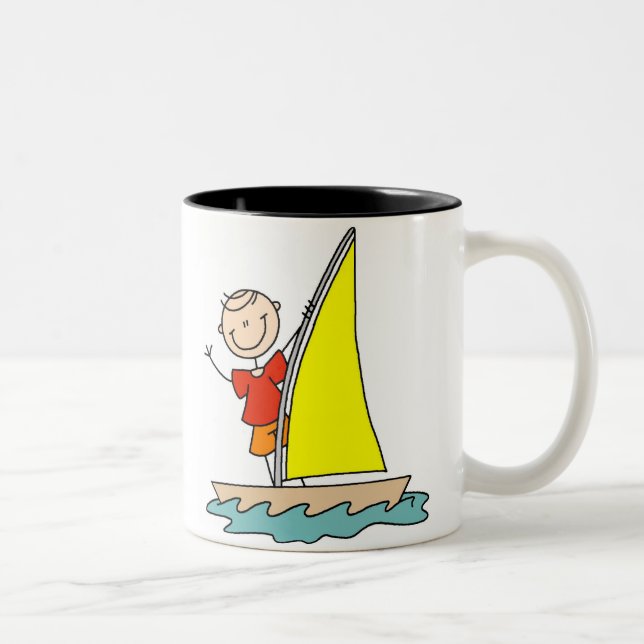 Sailing Stick Figure Mug (Right)