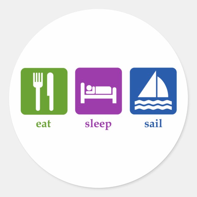 Sailing Stickers (Front)