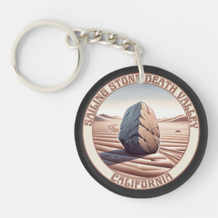 Sailing Stone Death Valley California Key Ring
