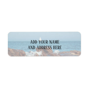 Sailing the Atlantic Return Address Label
