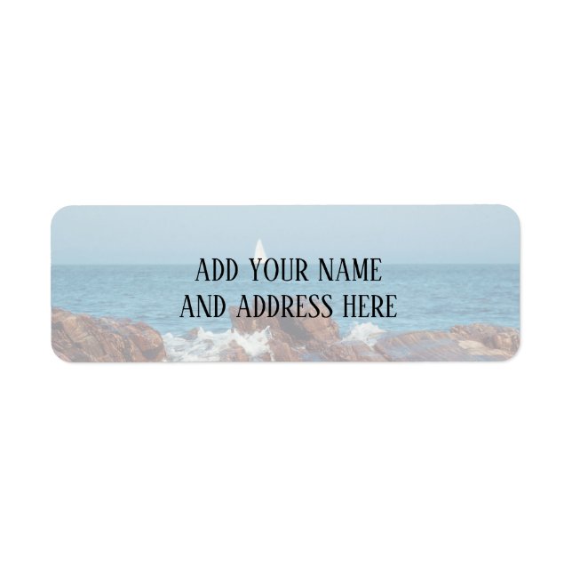 Sailing the Atlantic Return Address Label (Front)