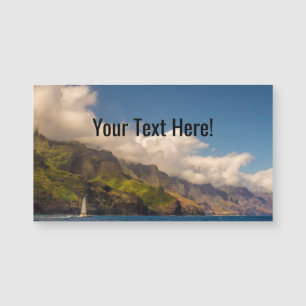 Sailing The Coastline Magnetic Business Card