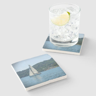 Sailing the Italian Riviera - Stone Coaster