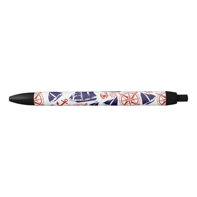 Sailing the Seas Black Ink Pen (Front)