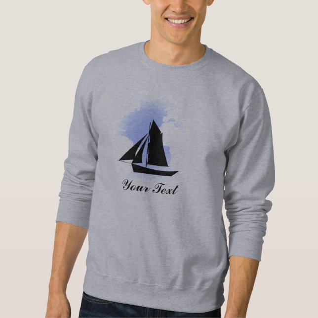 Sailing the World Mens Basic Sweatshirt (Front)