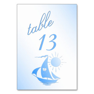 Sailing Theatre Table Number