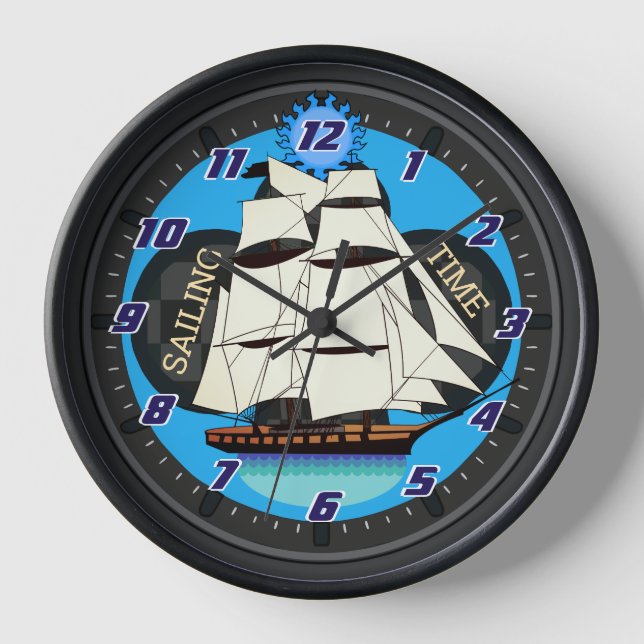 Sailing Time Clock (Front)