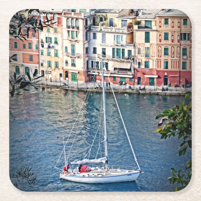 Sailing to Portofino, Italia Coasters (Front)