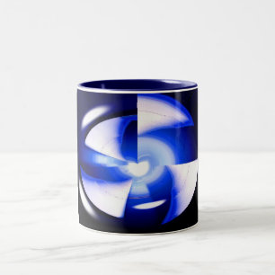 SAILING TOWARDS THE LIGHT Two-Tone COFFEE MUG