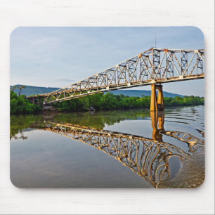 Sailing Under A Bridge Over The Tennessee River Mouse Pad