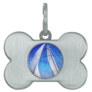 Sailing Unties The Knots Of My Mind Artistic Riggi Pet ID Tag