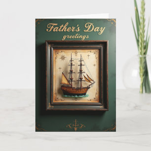 Sailing Vessel Fathers Day Card