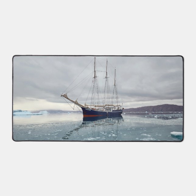 Sailing vessel Rembrandt van Rijn 1947 Desk Mat (Front)