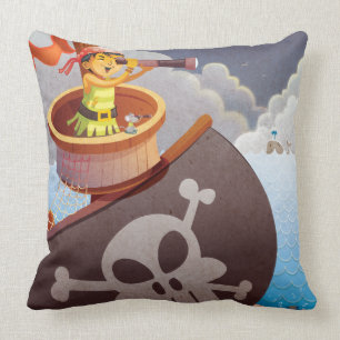 Sailing with Pirates Cushion