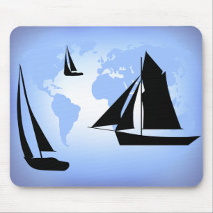 Sailing World Mousepad