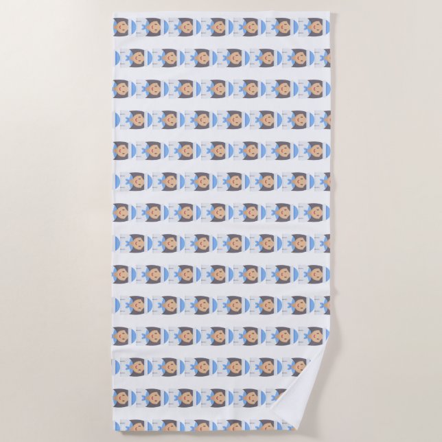 Sailor Beach Towel (Front)