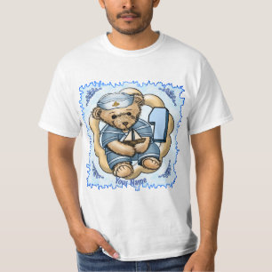 Sailor Bear 1 Year old Birthday   t-shirts