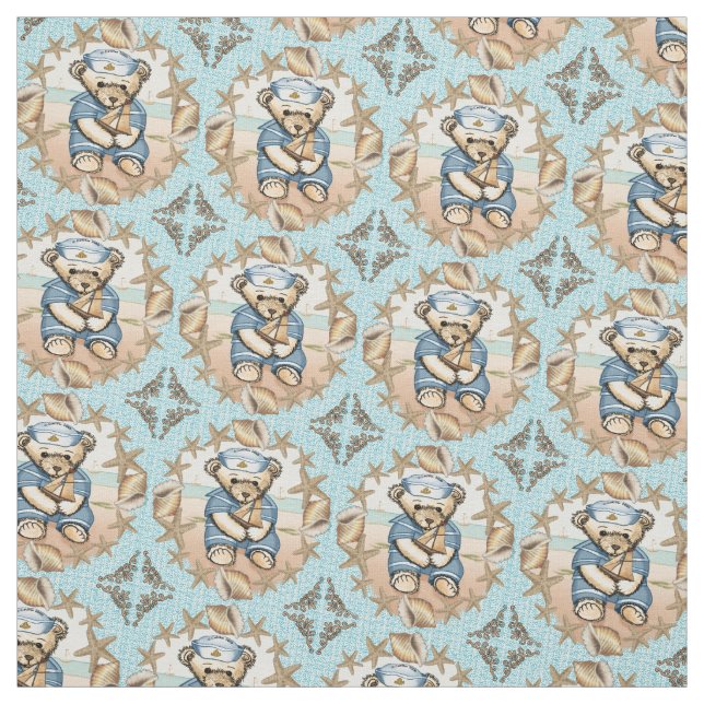 Sailor Bear Fabric (Swatch)