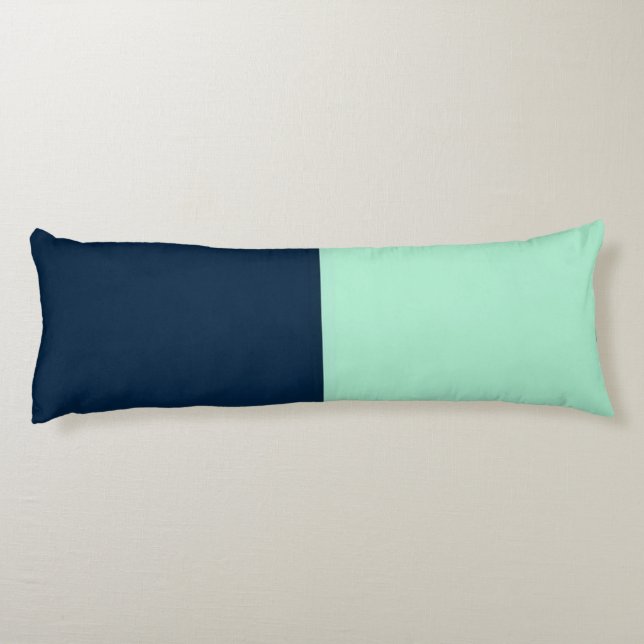 Sailor Blue and Mint Body Cushion (Back)