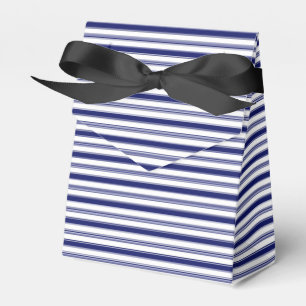 Sailor Blue and White Stripes Favour Box