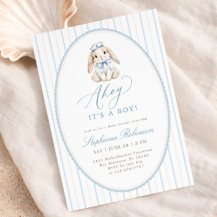 Sailor Boy Baby Shower Invitation
