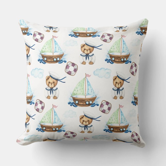 Sailor Boy Cushion (Front)