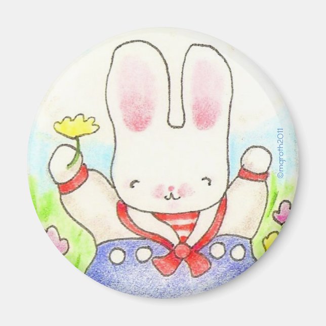 sailor bunny magnet (Front)